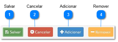 Barra de Adicionar e Remover