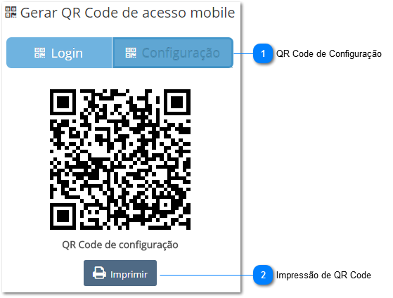 QR Code de configuração