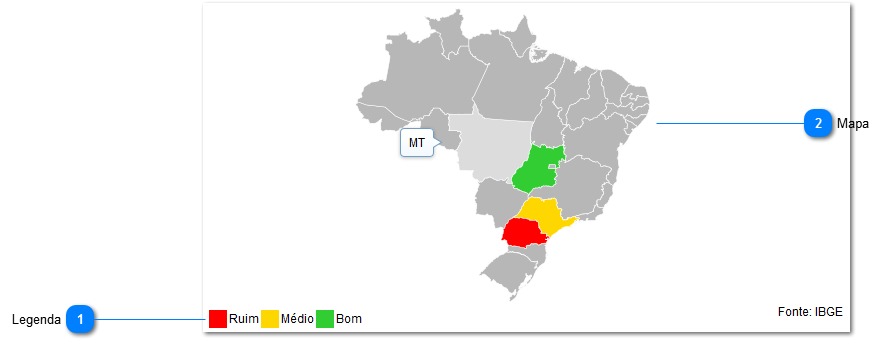 Gráfico de Mapas - Componente